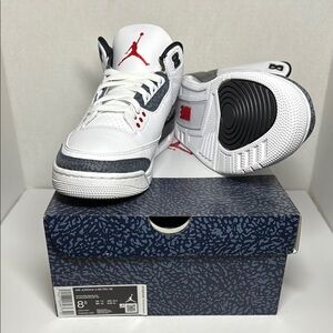 NIB Jordan 3 Retro SE Fire Red Denim (2020) Men's - CZ6431-100 - US DS deadstock